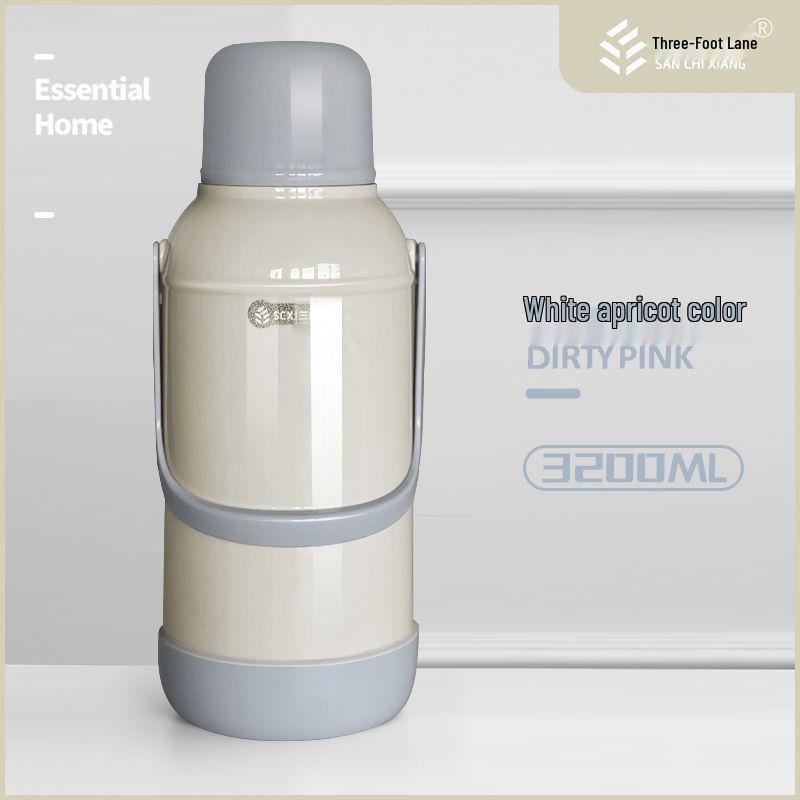 

Large Insulated Hot Water Bottle with Glass Inner Liner for Home Use 3200ml