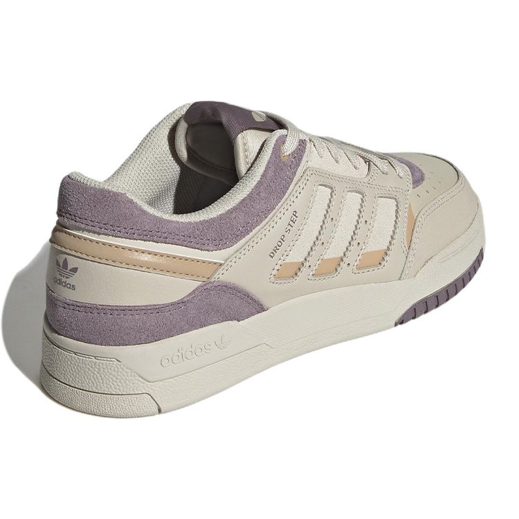 Adidas Originals Drop Step Low White Technology Emerald Low-Top Casual Sneakers Women Sneakers Purple GW9736
