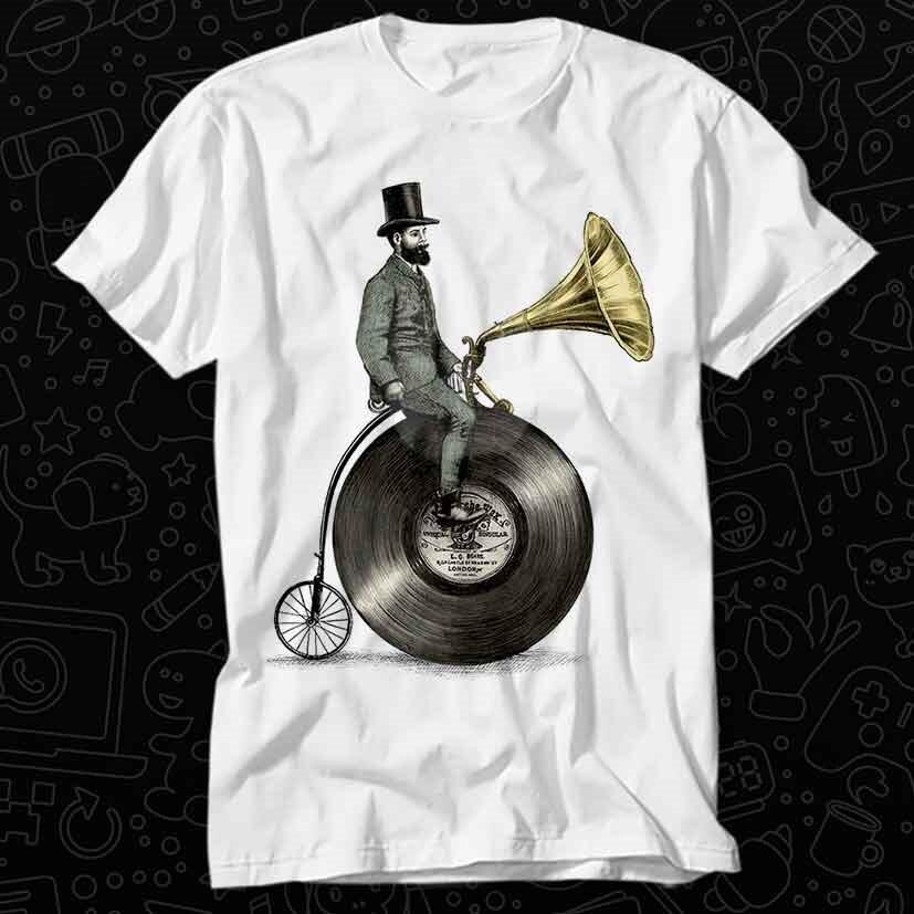 

Music Man Farthing Gramophone Bike T Shirt 192 S