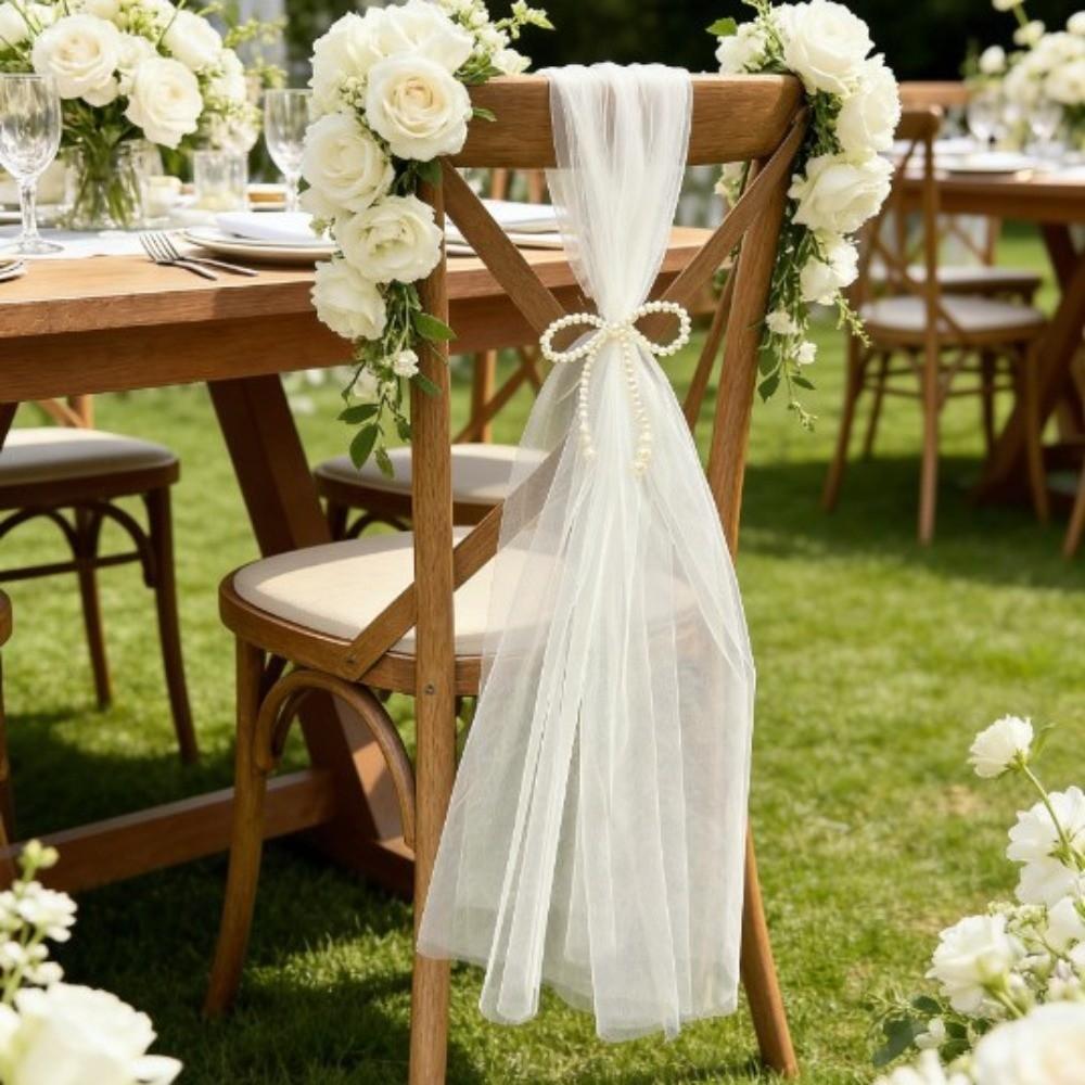 White Wedding Bow Large White Wedding Bow Big Church Wedding Pew Bows Bridal Shower