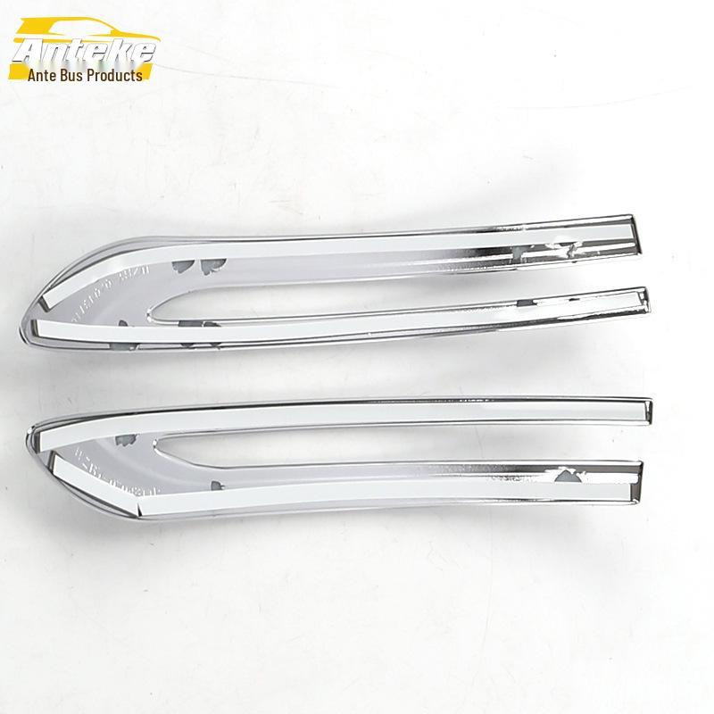 16 Bluebird Rearview Mirror Trim Bright Strip Modification Accessory