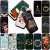 Snow Merry Christmas Tree Deer gift Silicone Phone Cover for Apple iPhone 17 Air 12 13 Pro Max Mini ProMax 7 + 8 Plus Soft Case