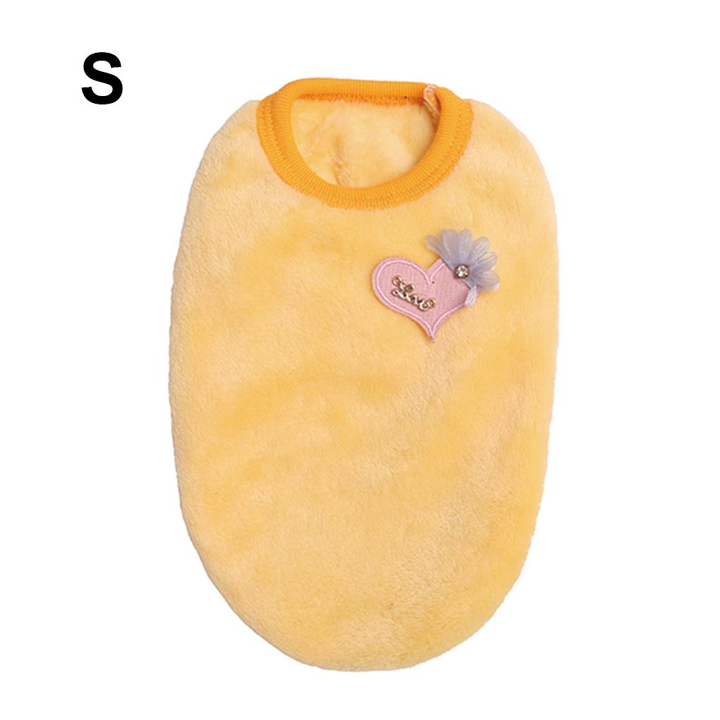 Pet Clothes Coral Velvet Vest Vests with Cute Patterns Clothing Fashionable Windproof Breathable Wearing for Winter Autumn