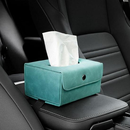 Car Auto Tissue Boxes Middle Center Console Container Organizer StoragePaper Box