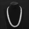 New Iced Out Infinity Star Cuban Chain Jewelry for Men Women Fashionable Hip Hop Style Hip Hop Chain Necklace