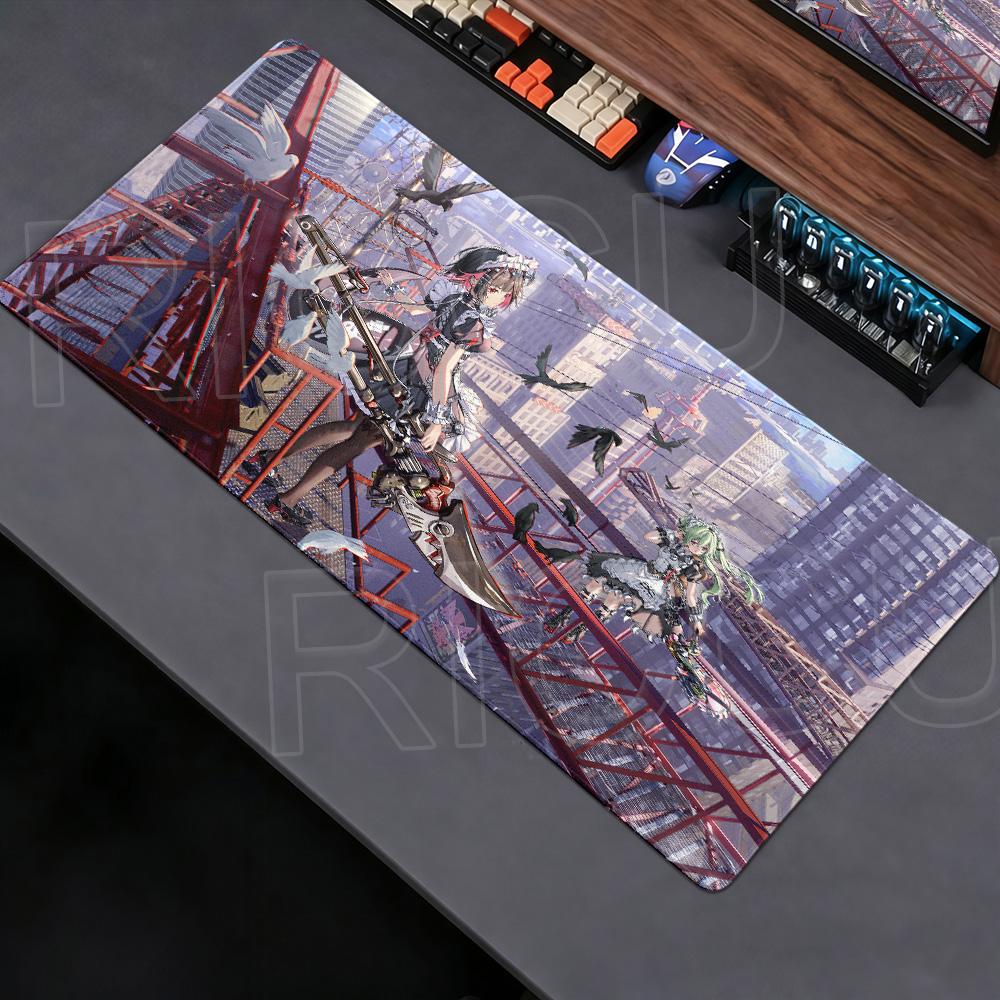New Cute Extended Mouse Pad MousePad Desk Mat Zenless Zone Zero Keyboard Mat Anime Girl Pc Anti-slip Rubber Game Accessories