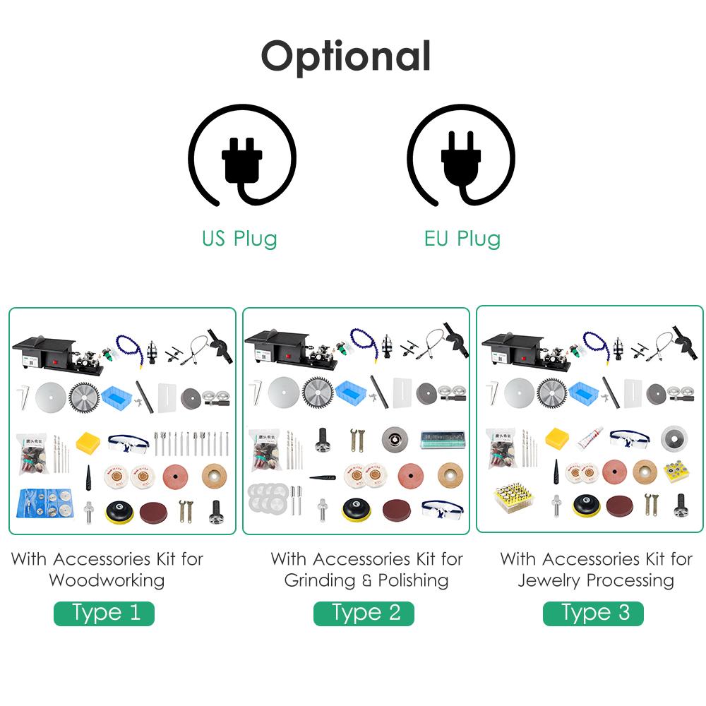2500W Mini banc de lucru ferăstrău electric polizor de masă ferăstrău rotativ instrument electric de birou ferăstrău bijuterii