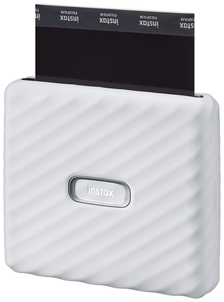 Fujifilm Instax Link Wide Wide Format Smartphone Printer "Cheki" (Instax Link WIDE) Ash White