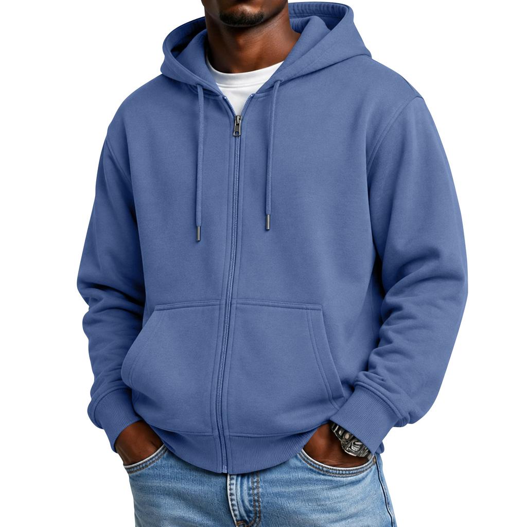 Women's Hooded Zip-Up Cardigan Sweatshirt, Warm Casual Winter Jacket