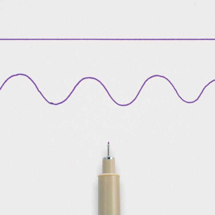 Feutre - SAKURA - PIGMA MICRON 01 - Pointe 0,25 mm - Violet - Permanent