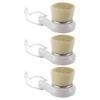 Deep Pore Cleansing Brush (Large Size) - Professional Facial Cleansing Tool for Pore Purifying & Blackhead Removal (3pcs Set)