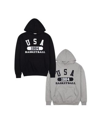 Usa Basketball Hoodie Set Black Gray