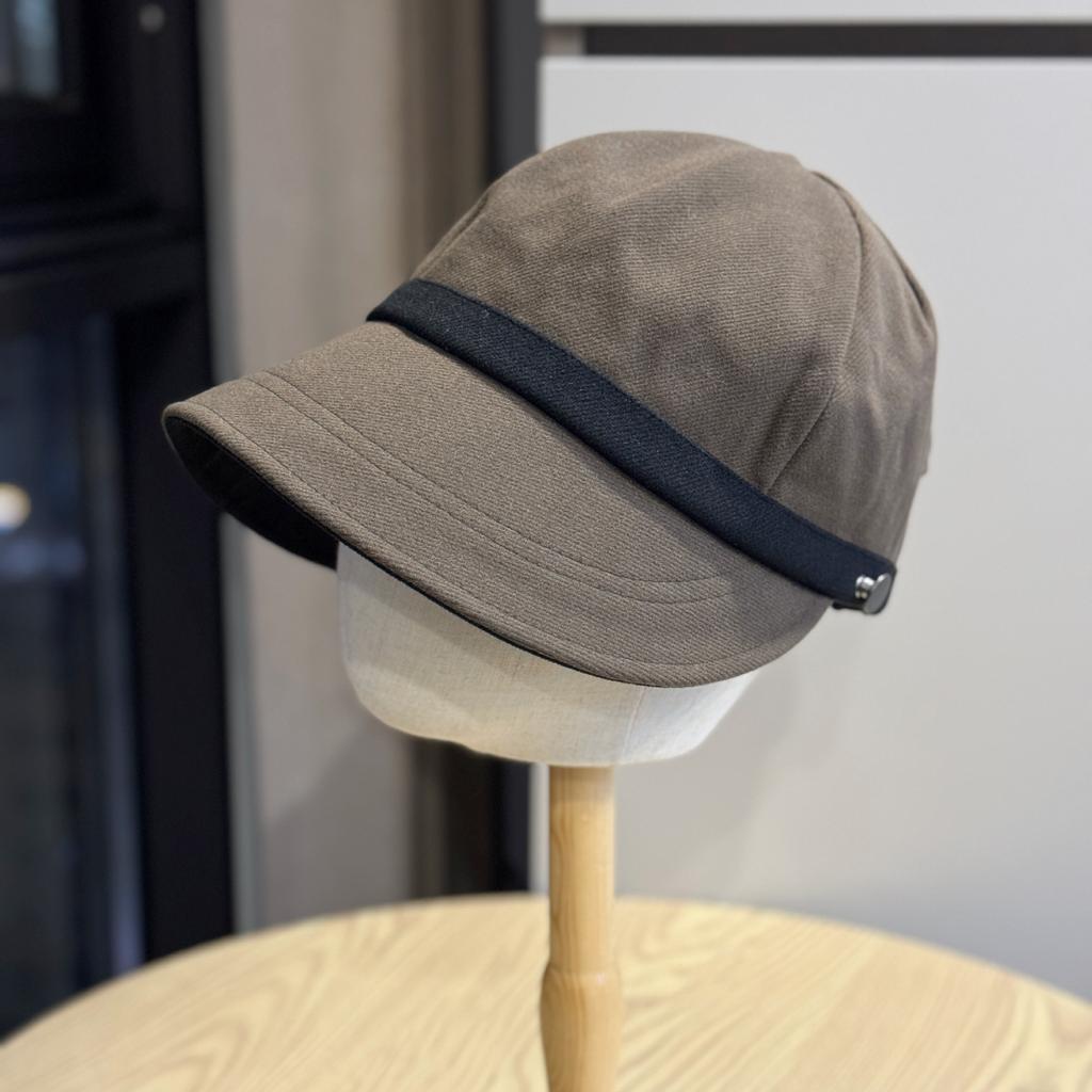 Zhao Lusi's Same Style Baseball Cap for Women, New Autumn and Winter Versatile Wide-brimmed Cap That Covers the Face and Makes the Face Look Smaller