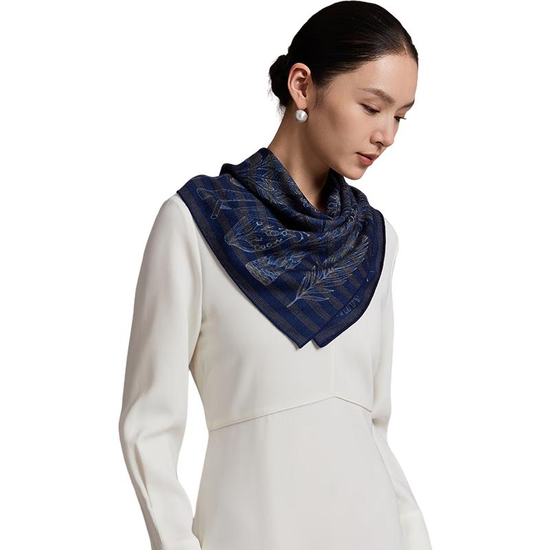 

Shanghai Story Wool & Silk Square Scarf 65x65cm