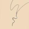 Snake Necklace Jewelry Summer Electroplating Personalized Fashion Retro Snake Pendant Sweater Chain Ladies