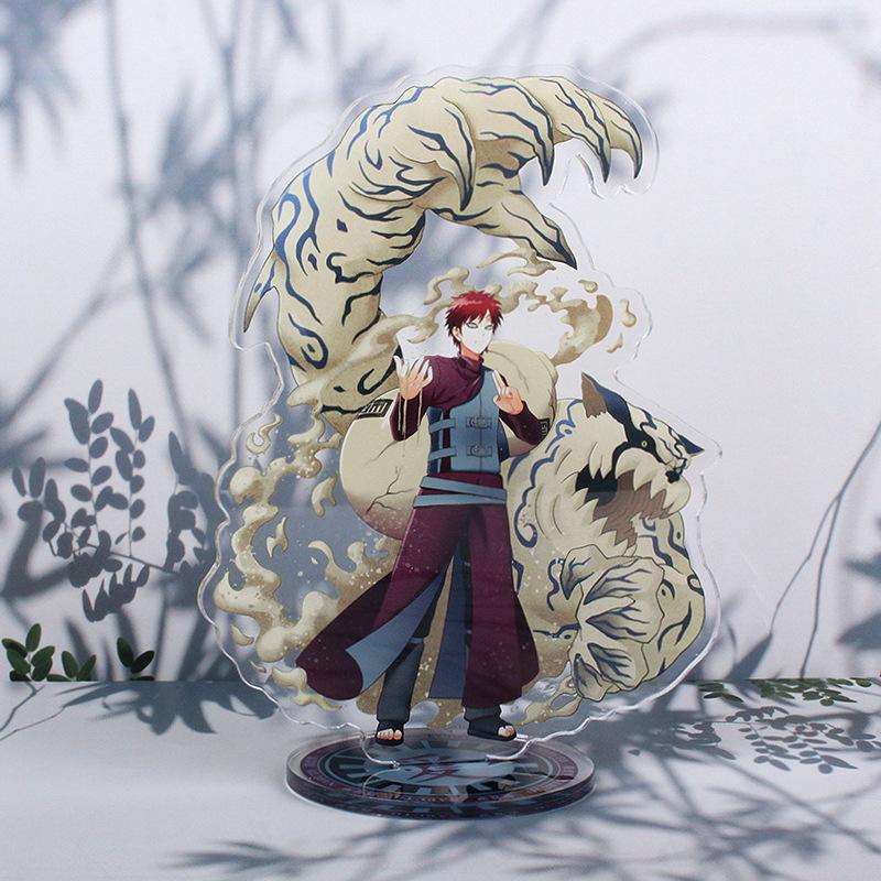 Anime Uzumaki Hatake Kakashi Uchiha Itachi Sasuke Madara Namikaze Minato Gaara Acrylic Stand Figure Toys