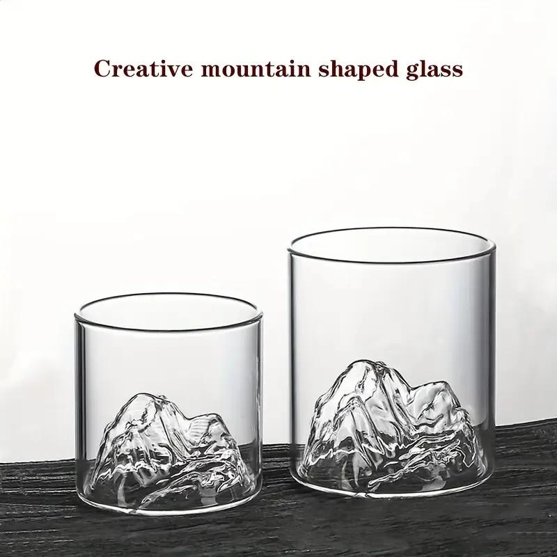 180/300ml Whiskey Glasses Mount Japanese Whiskey Glasses Fuji-Mount Drinking Glass Mountain Water Glass Drinking Glass Mug Cup