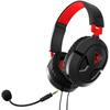 TURTLE BEACH Recon 50 PC Gaming with Wired Splitter for Portable Game Detachable Manufacturer Warranty Distributor Headset, Red, Ultra-lightweight