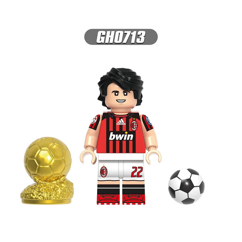 G0191 Building Blocks Mini Action Toy Figures Assemble Bricks Football Players Gifts For Children Kids