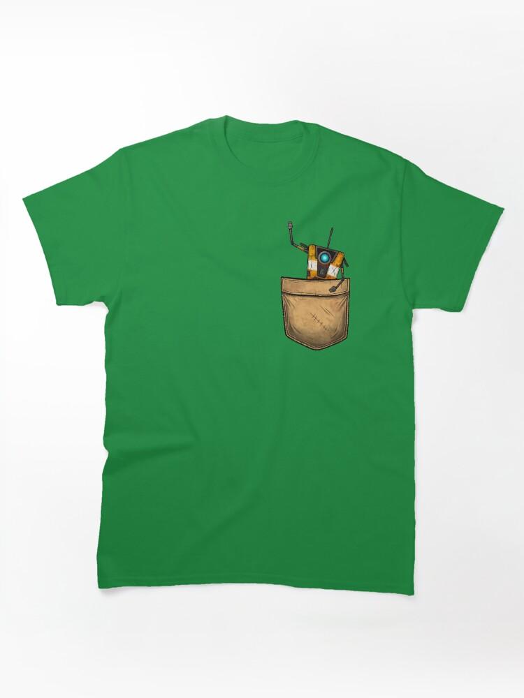 Pocket Claptrap - Borderlands Classic T-Shirt