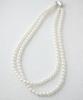 pearl short necklace [VINGTAINE] Double-strand C14-28