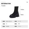 2025 Autumn New Popular High Heels Thick Sole Heightened Legs Long Short Boots Thin Boots Socks Boots Martin Boots Ins
