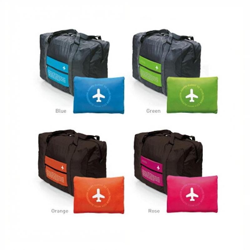 Waterproof Travel Bag Large Capacity Tear Resistant Nylon Folding Unisex Luggage Handbag for Family Vacation Short Trips
