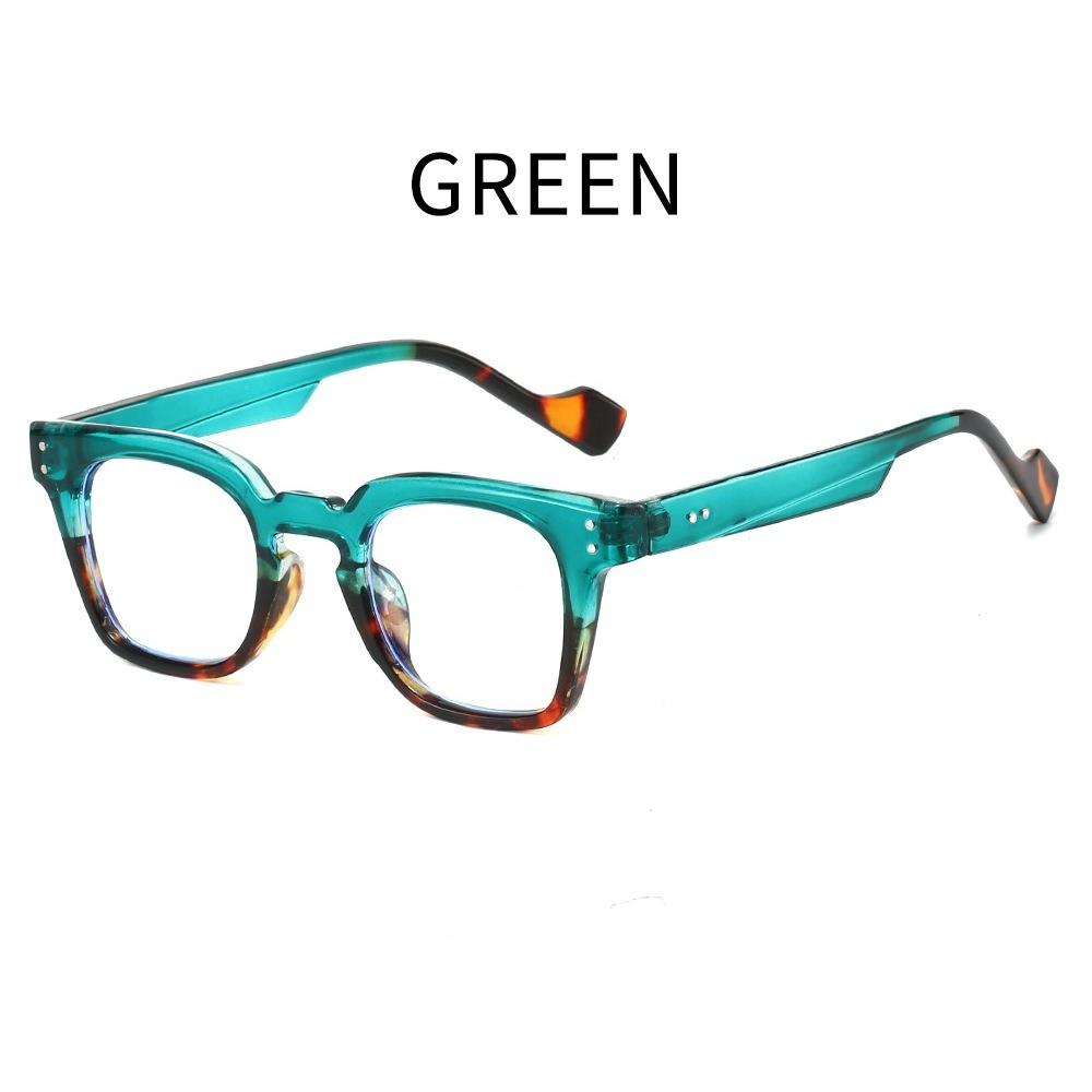 New Men's Square Business Reading Glasses Anti-blue Light Glasses Trend of Ultra-light Ladies Presbyopia Glasses Frame
