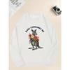 Men's Letter Graphic Kangaroo Casual Crewneck Sweatshirt, Loose Crewneck Pullover, Trendy Brand Style Men's Spring/Autumn Top