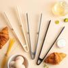 Silicone Grill Tongs Non-Stick Food Bread Clip Heat Resistant Bbq Salad Cooking Serving Clamp Steak Pasta Clip For Kitchen