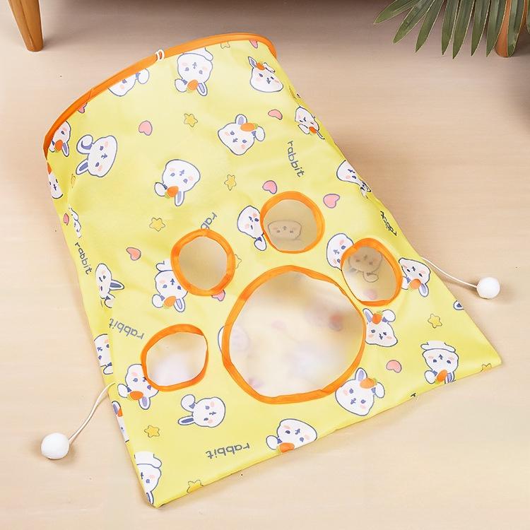 

Cat Toys Cat Drill Bag Self-Hi To Relieve Boredom, Teasing Cats with Ringing Paper, Interactive Cat Tunnel, Educational Cat Toys