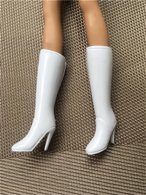 Doll Shoes High Heels Slope Heel Martin Boots Slipper Fashion Shoes for 1/6 FR/PP Doll DIY Doll Parts