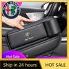 Car Stickers For Car Seat Gap Organizer Storage Box Leather Side Storage Pocket Wallet Keys Card Cup Holder For Alfa QI7