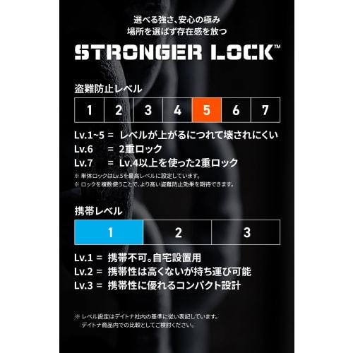 Daytona Motorcycle Chain Lock 12mm Steel Alloy Compatible with Disc Lock Key with LED Light Stronger Chain Lock 2.0m 31236