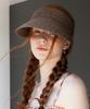 Tatiana Muted Natural Raffia Sun Visor Ht8177 Natural Grey