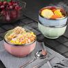 MAXCOOK 304 Stainless Steel Colorful Bowl 3-Piece Set
