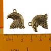 100Pcs Alloy Animal Head Charms 0.83*0.79inch. DIY Charms Gold Alloy Eagle Head Charms  Girls