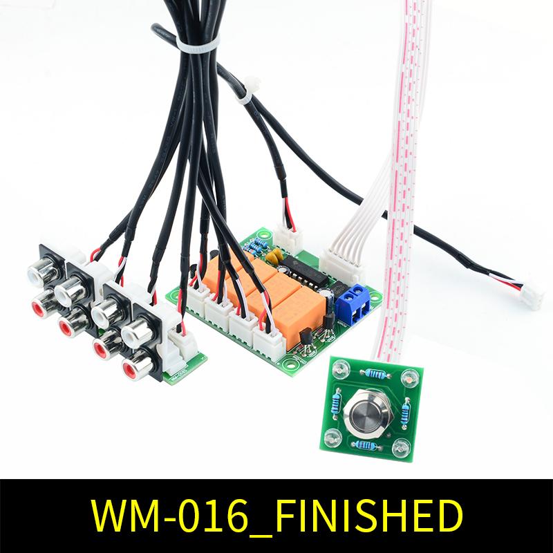 CIRMECH Relay 4-way Audio Input Signal Selector Switching RCA Audio Input Selection Board of Rotary Switching for AmplifiersGood product