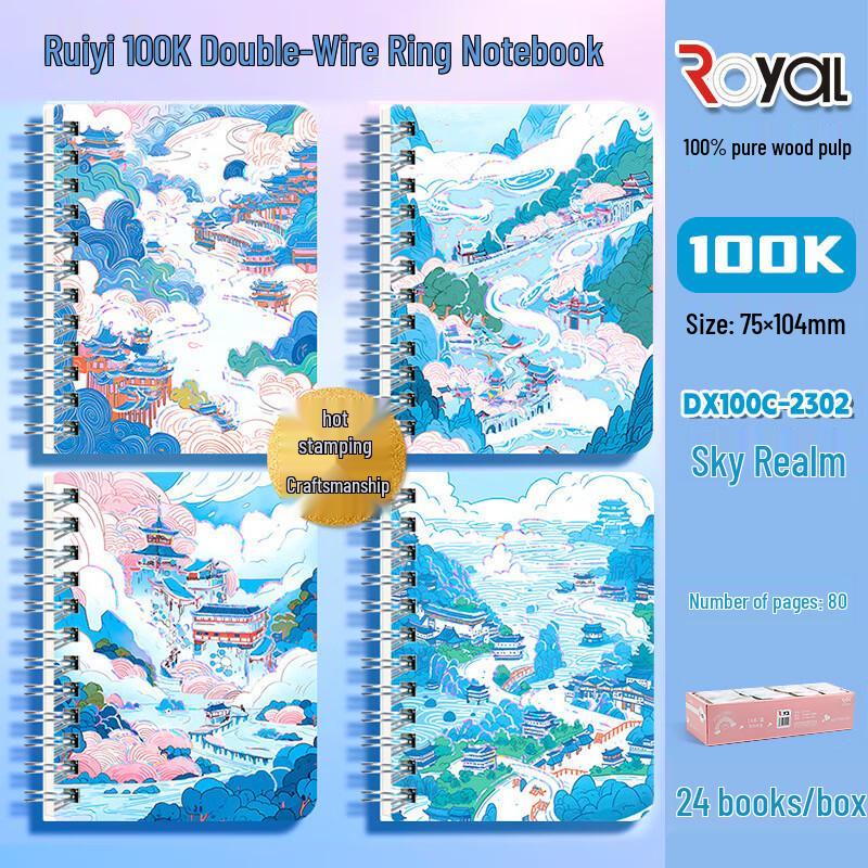 Compact A7 Cute Cartoon Coil Notebook: Light & Handy Pocket Diary