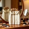 Practical Handcrafted Sisterhood Figurine Small Shelf Decorative Item Suitable for Work Environment and Home Space