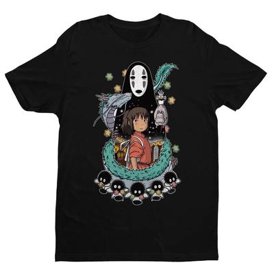 Anime Hayao Miyazaki Chihiros Reise ins Zauberland T-Shirt Größe S - 5XL Geschenk für Freunde