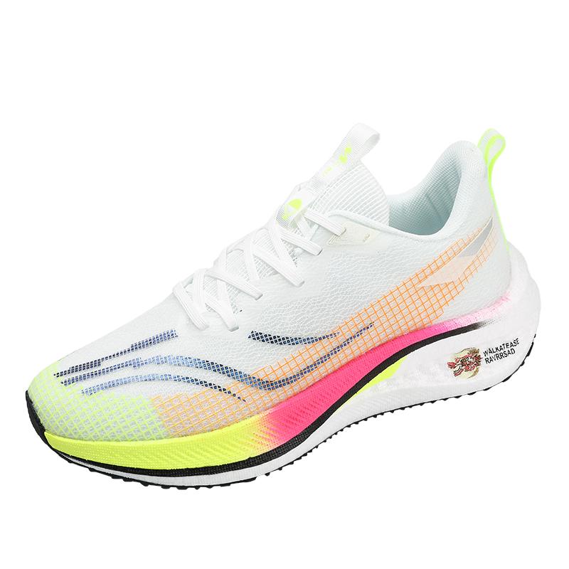 

Унисекс Модная Спортивная Обувь для Бега Повседневная Дышащая Сетчатая Поверхность Поддержка Карбоновой Пластины Износостойкая Резиновая Подошва 45 белый