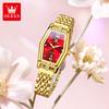 OLEVS 3699 Elegance Style Original Quartz Movement Women Watch Luxury Calendar Window Luminous 30m Waterproof Simple Watch