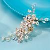 Hair Clips with Rhinestone Setting Fairy Hair Clips with Pearl Flower Design for Thick Curly Hair Styling Decorative