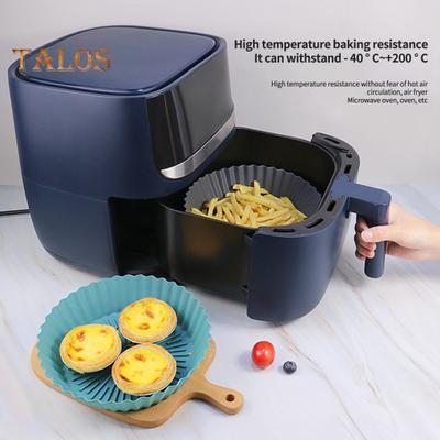 Fritadeiras de ar pote frio resistente ao calor cozimento grau alimentício lavável fritadeiras de ar forno cesta forro esteira para padaria