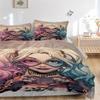 3pcs Harley Quinn, Clown Bedding Set, Duvet Cover and Pillowcases Machine Washable Seasons All Suitable, Design for Bedroom (No Filling)284