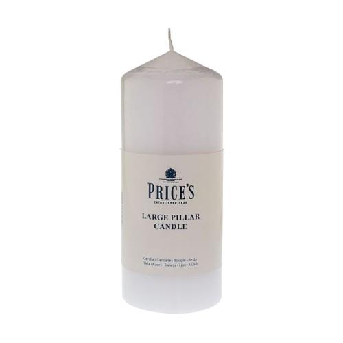 Prices Pillar Candle White 6
