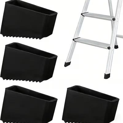 4/8pcs Ladder Anti-Slip Feet – Heavy-Duty Replacement Caps, Textured, Durable for Indoor/Outdoor