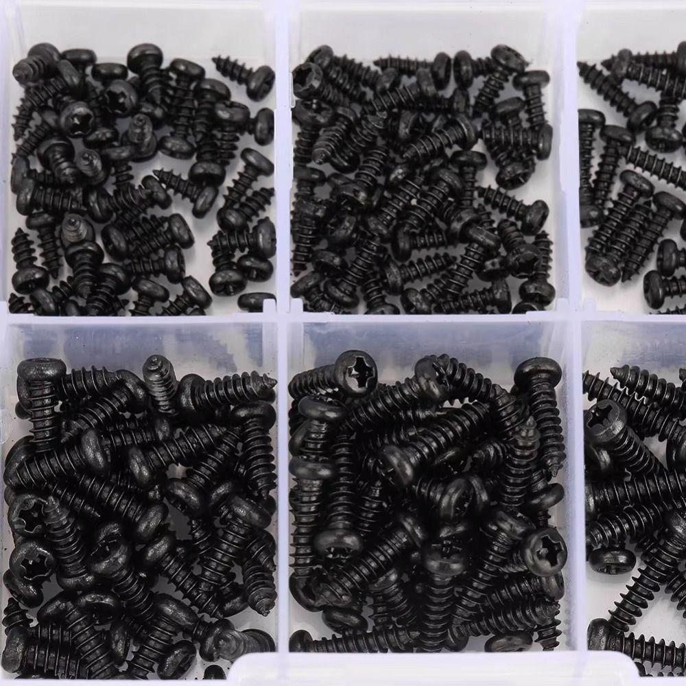 400pcs/500pcs Cross Recessed Head Self Tapping Screws Carbon Steel Laptop Screws  Laptop Repair