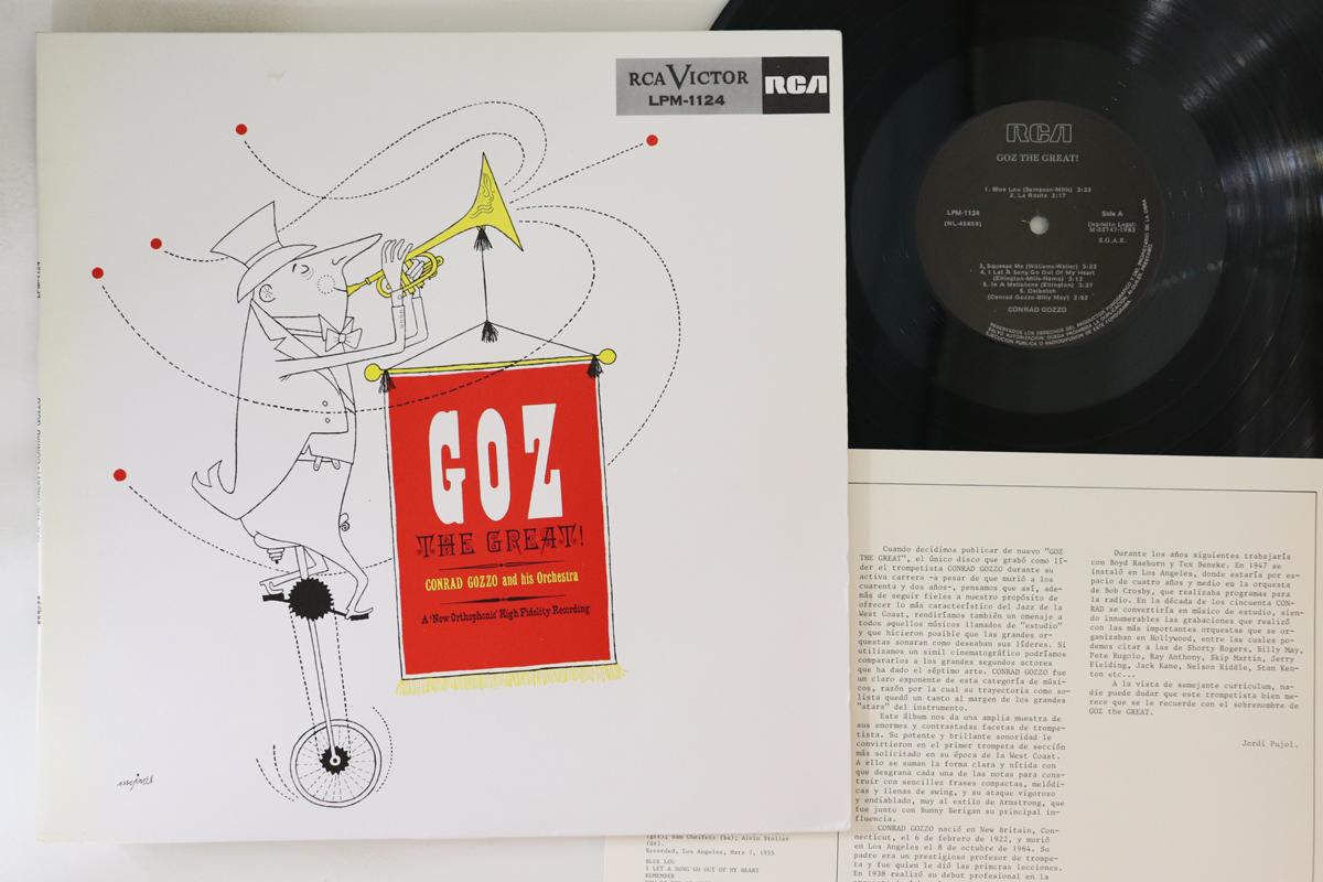 

LP Record CONRAD GOZZO - Goz The Great LPM1124 RCA 1983 Spain Jazz Used